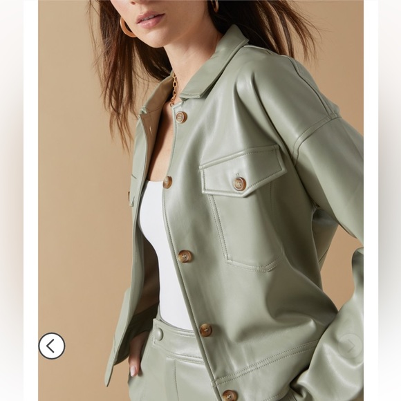 Jessamyn Cropped Shacket - Picture 3 of 4